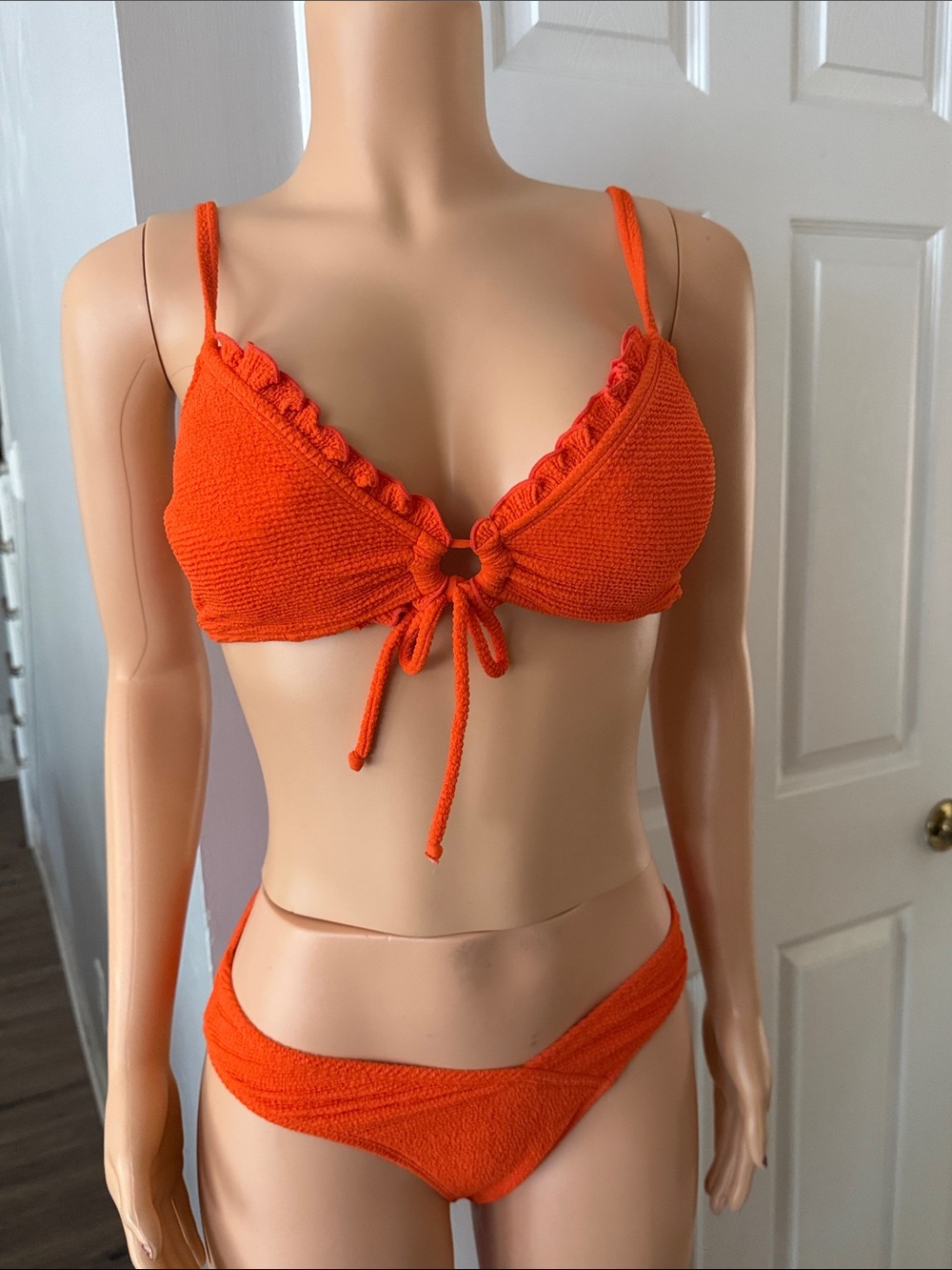 NWT Marigold Surf Orange Bikini Set from Cupshe